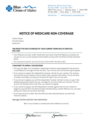 Medicare Non-Coverage Notice