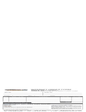 Albuquerque Industrial Order Form