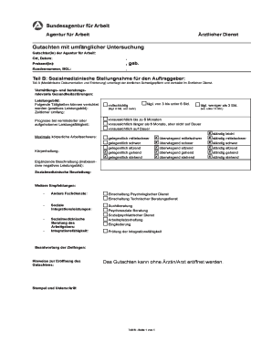 Gutachten mit umfänglicher Untersuchung