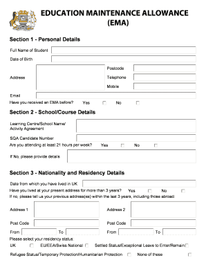 Affidavit of cohabitation sample - Have you received an EMA before