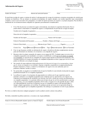 Formulario de Reclamación Dental
