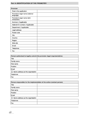 EU Youth Project Application Form
