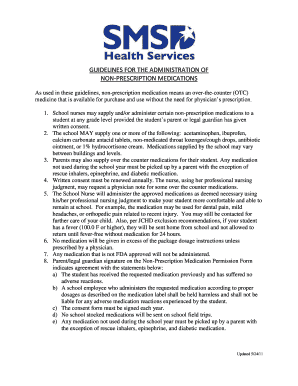 Over-the-Counter Medication Permission Form