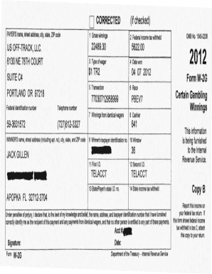 Form W-2G