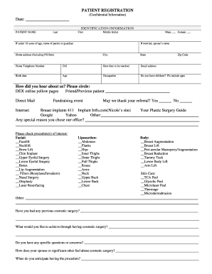 Patient Registration Form