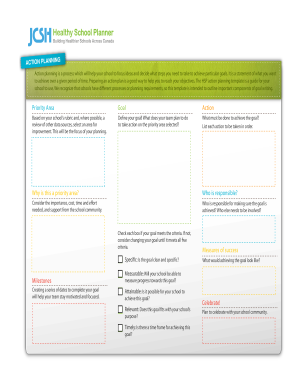 HSP Action Plan Template 20131002 - Ever Active Schools