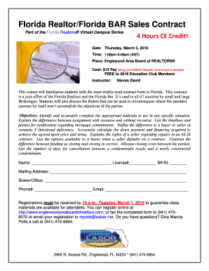 Florida Realtor/Florida BAR Sales Contract