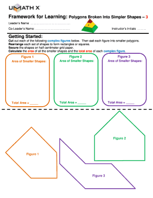 Polygons Broken Into Simpler Shapes Worksheet