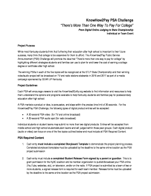 KnowHow2Pay PSA Challenge