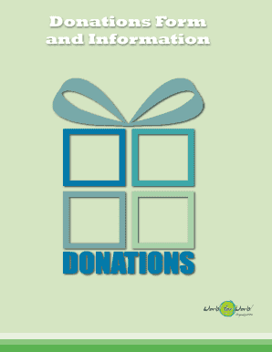 Donations Form