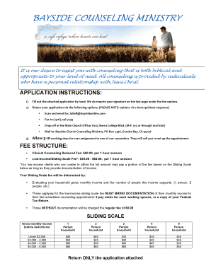 Bayside Counseling Application