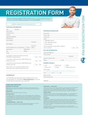 IPAA NSW Registration Form