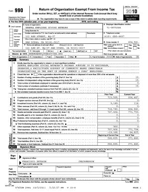 Form 990 Return of Organization Exempt From Income Tax