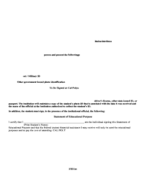 2014-2015 Identity and Statement of Educational Purpose
