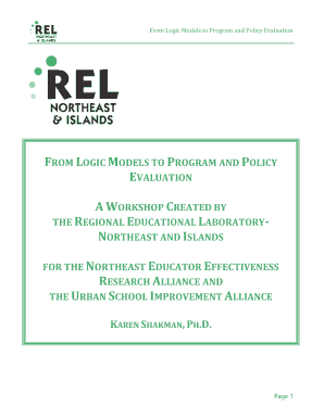 From Logic Models to Program and Policy Evaluation - relnei