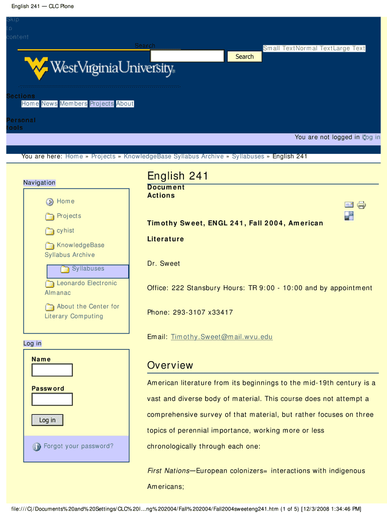 Form preview