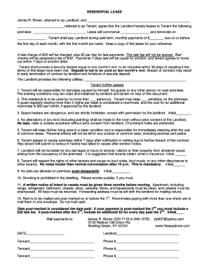 Residential Lease Agreement
