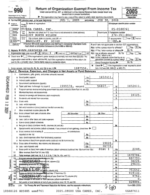 Form 990 Tax Exemption Application
