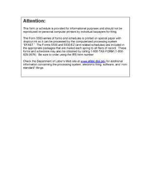 Schedule F Fringe Benefit Plan Annual Information Return