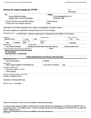California Admission Agreement for Residential Care Facilities for the Elderly