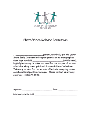 Photo/Video Release Permission