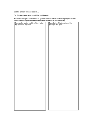 Climate Change Issue Report