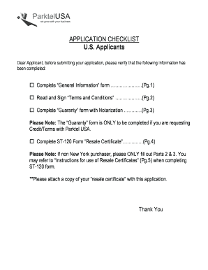 Confidential Credit Application & Sales Agreement