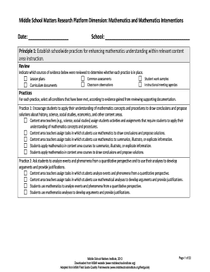 Implementation plan template word - Research Platform Dimension Mathematics and Mathematics Interventions - meadowscenter