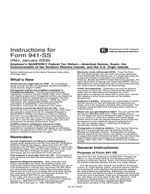 Form 941-SS Instructions