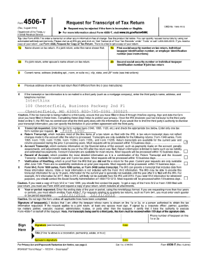 4506t form