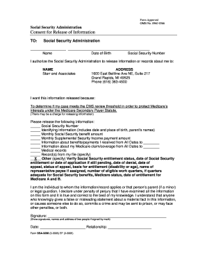 Consent for Release of Information