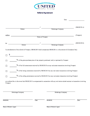 Referral Agreement