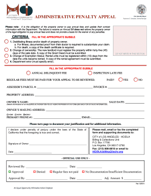 Administrative Penalty Appeal