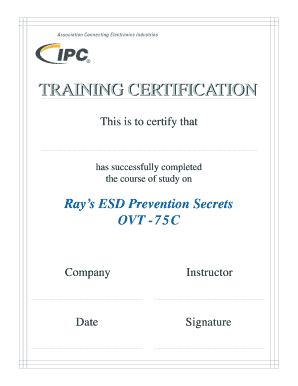 Training Certification
