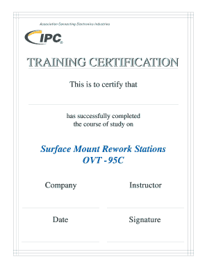 Training Certification