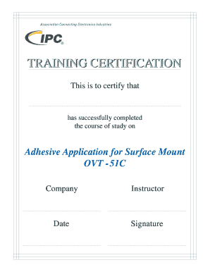 Training Certification