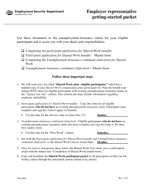Shared-Work Benefits Application