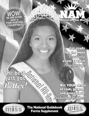 National Pageant Application Form