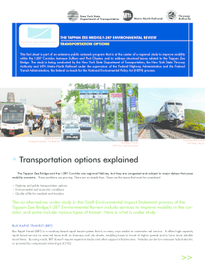 Tappan Zee Bridge/I-287 Environmental Review Fact Sheet