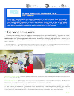 Tappan Zee Bridge Environmental Review Fact Sheet