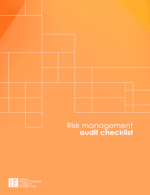 Risk Management Audit Checklist