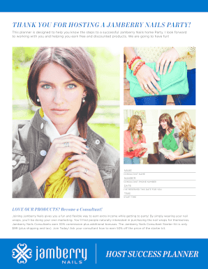 Jamberry Nails Party Planner