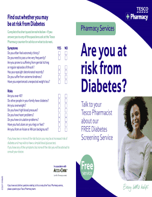 Diabetes Risk Assessment Questionnaire