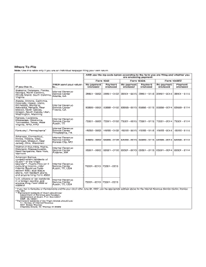 US Federal Tax Filing Instructions