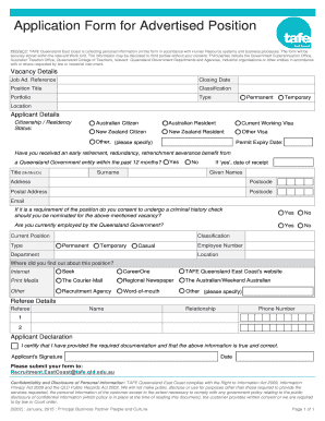 110 printable generic application for employment form templates