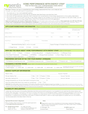 New York Home Performance with Energy Star Application