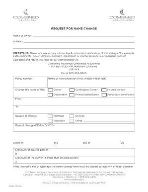 Name Change Request Form
