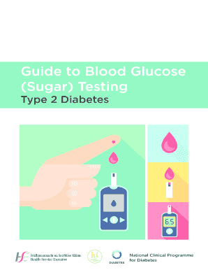 editable blood glucose self test log book fill out print forms