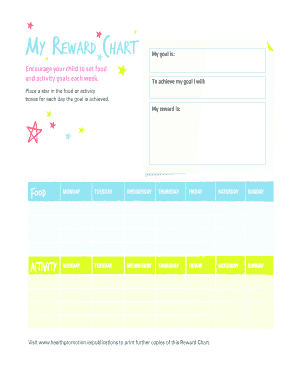 Child Reward Chart