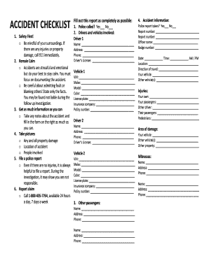Accident Report Form